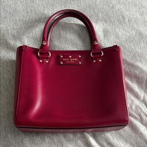 Kate Spade New York Wellesley Small Quinn Bag in Orchid Red
